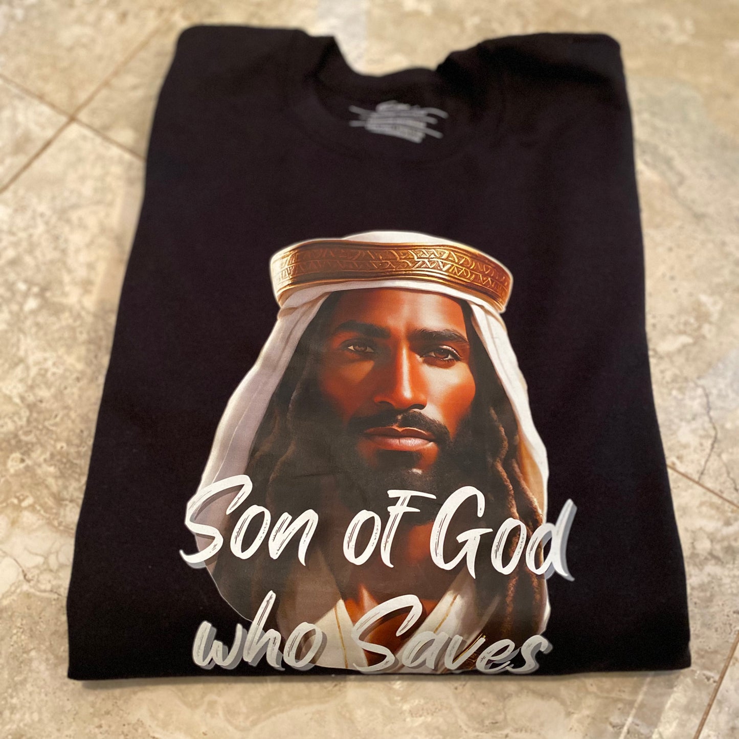 Black Jesus - Son of God who Saves Sweatshirt - New Godis Hair