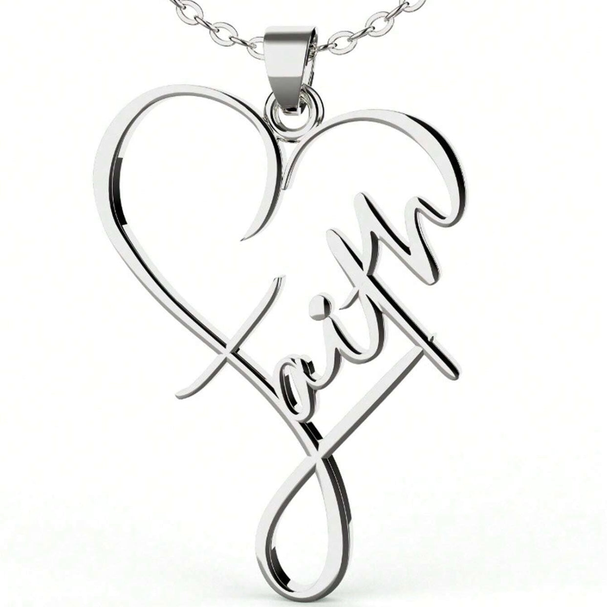 Silvertone 4pc Necklace Set - New Godis Hair