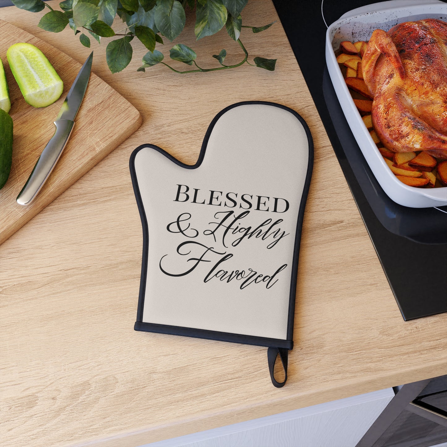 BLESSED & Highly Flavored Oven Glove - New Godis Hair