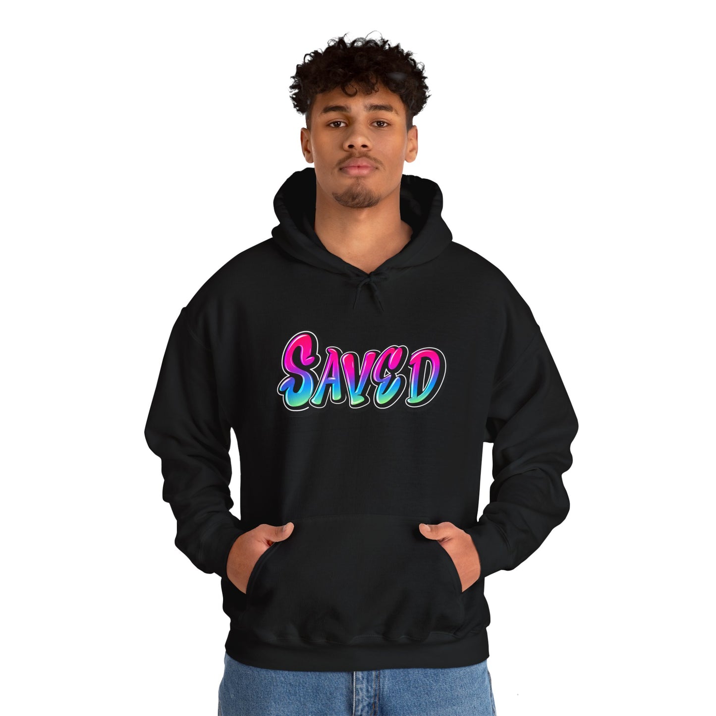 SAVED Unisex Heavy Blend™ Hooded Sweatshirt - New Godis Hair
