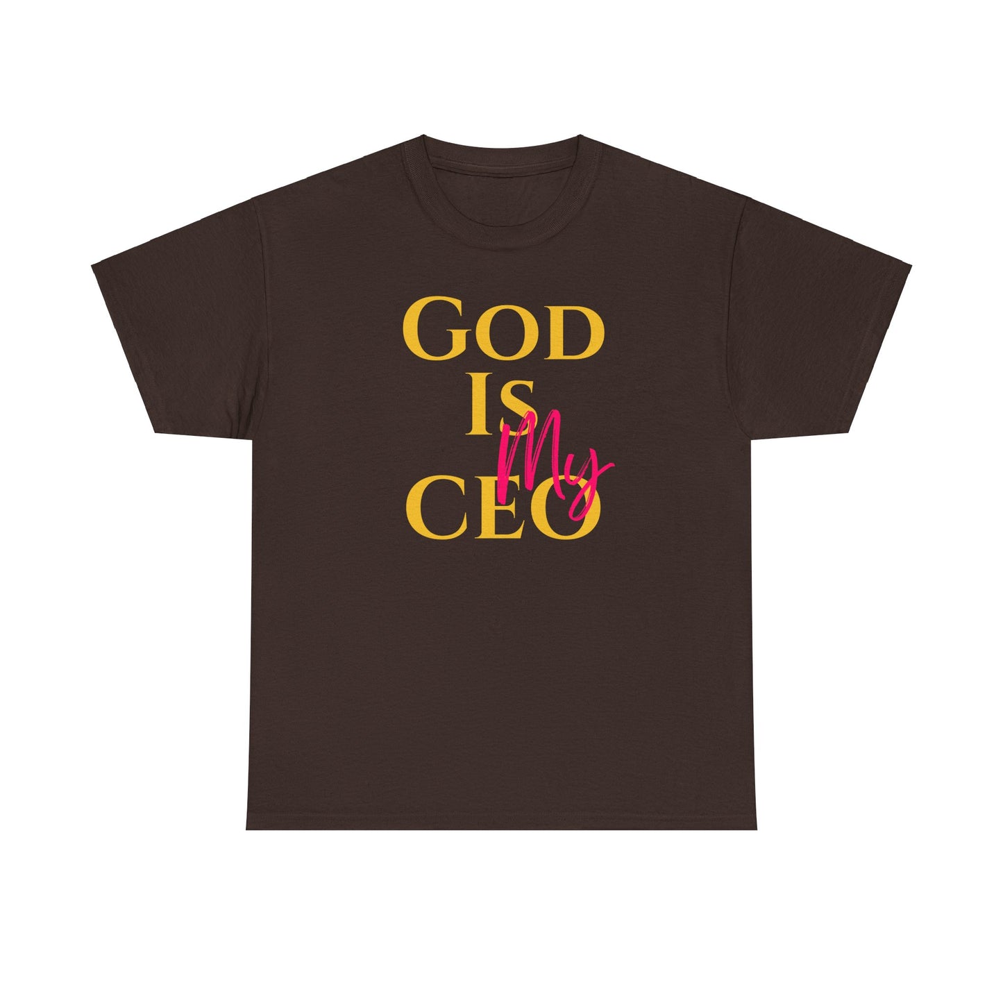 God is My CEO - Unisex Heavy Cotton Tee - New Godis Hair