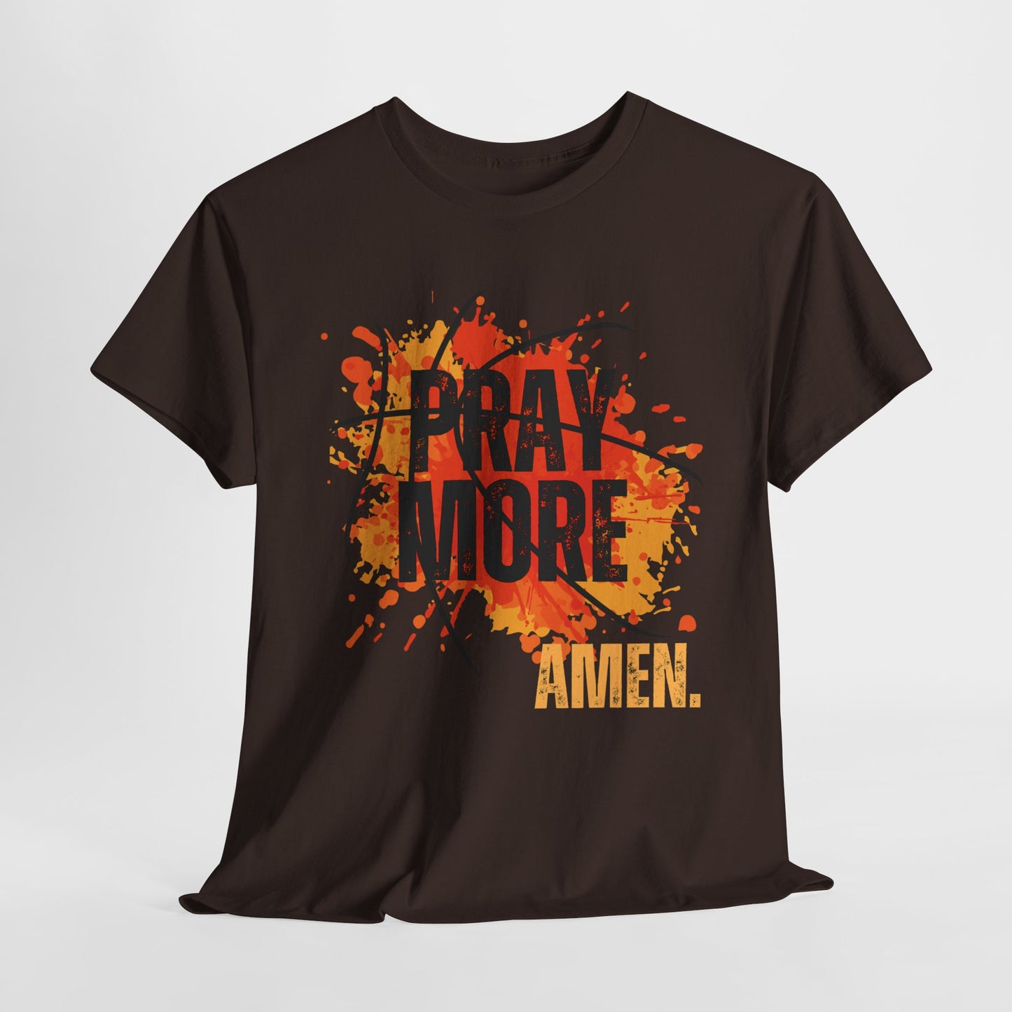 Pray More, Amen. - Unisex Heavy Cotton Tee - New Godis Hair