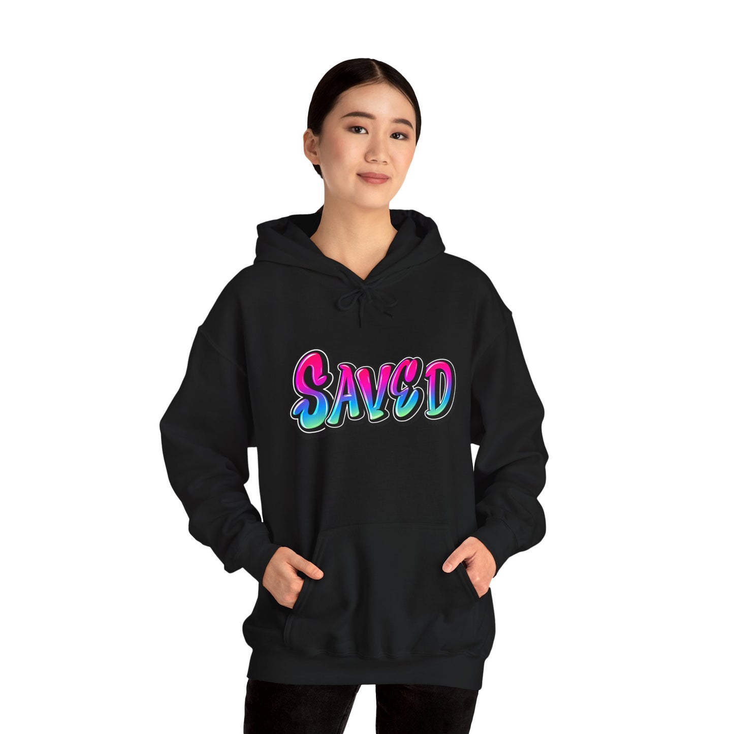 SAVED Unisex Heavy Blend™ Hooded Sweatshirt - New Godis Hair