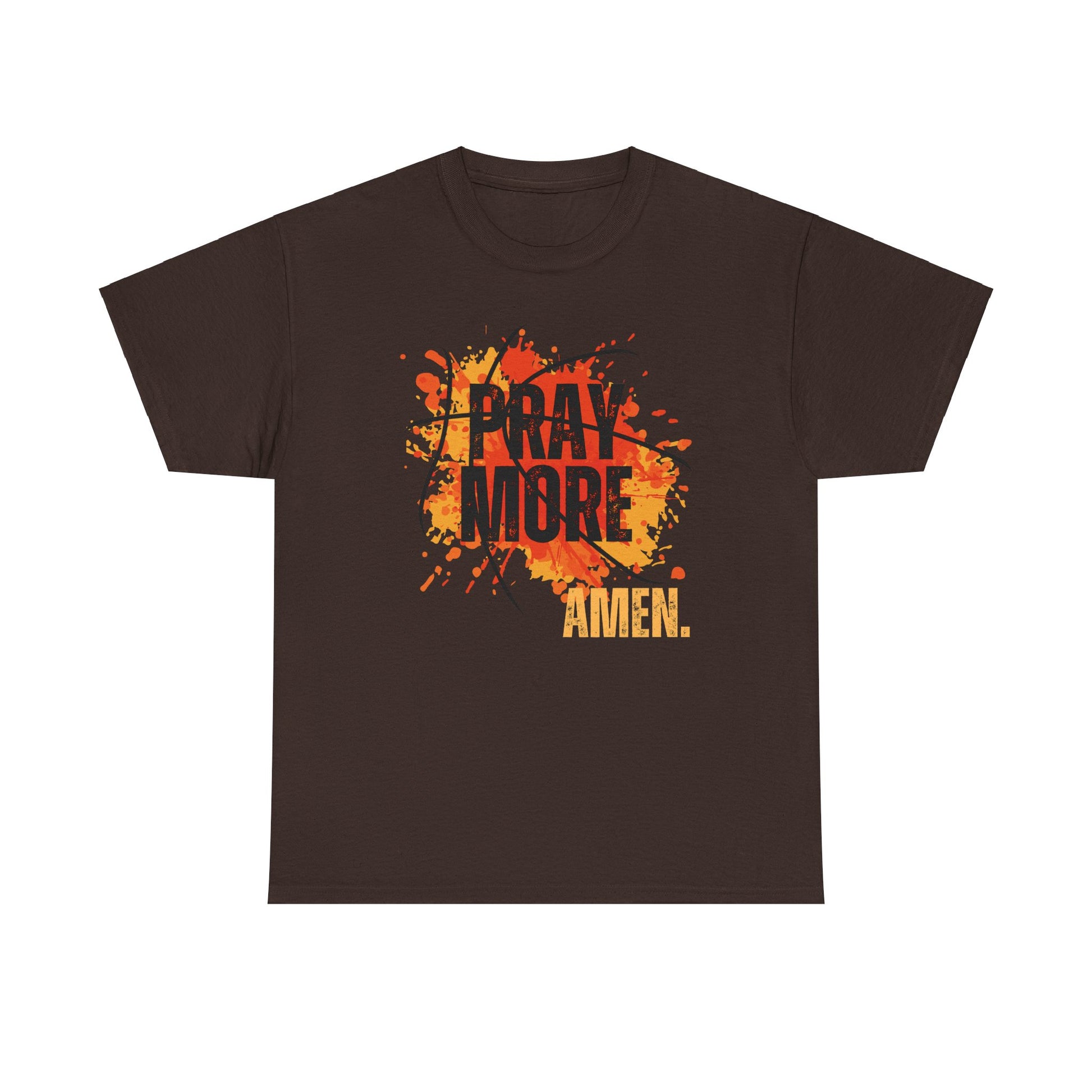 Pray More, Amen. - Unisex Heavy Cotton Tee - New Godis Hair