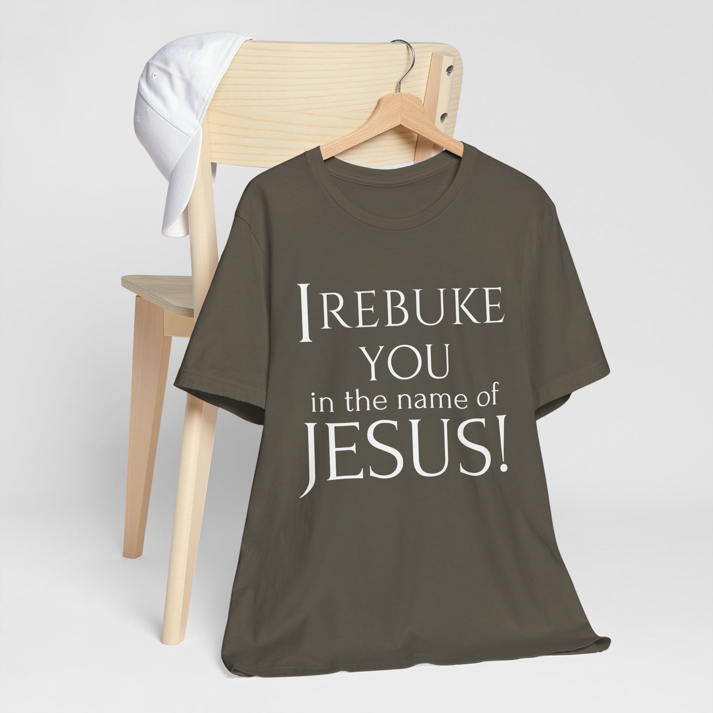I REBUKE YOU in the name of JESUS! - Unisex Jersey Short Sleeve Tee - New Godis Hair