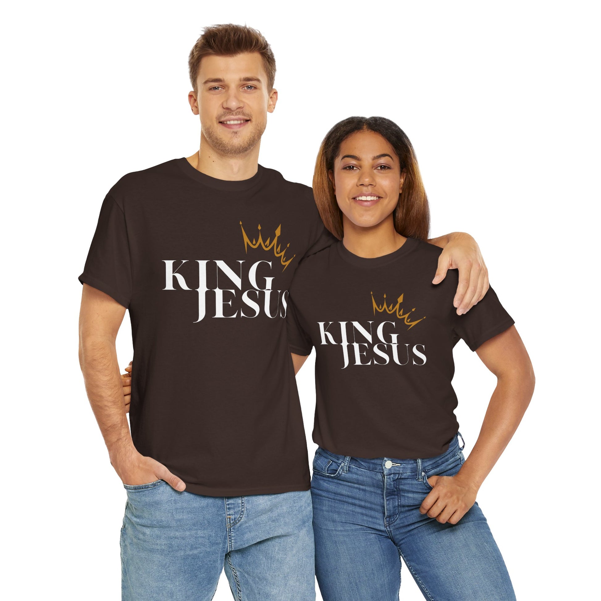 King Jesus - Unisex Heavy Cotton Tee - New Godis Hair