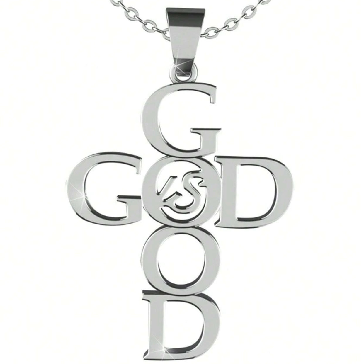 Silvertone 4pc Necklace Set - New Godis Hair