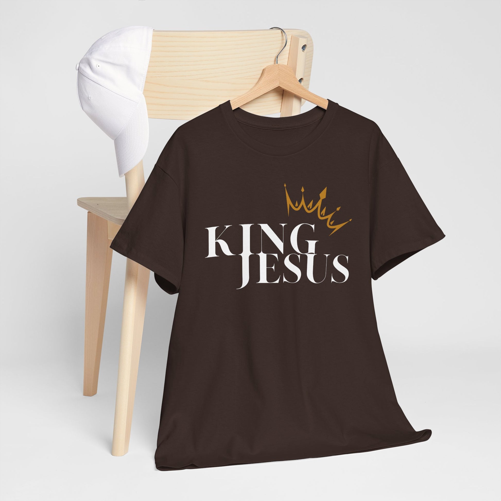 King Jesus - Unisex Heavy Cotton Tee - New Godis Hair