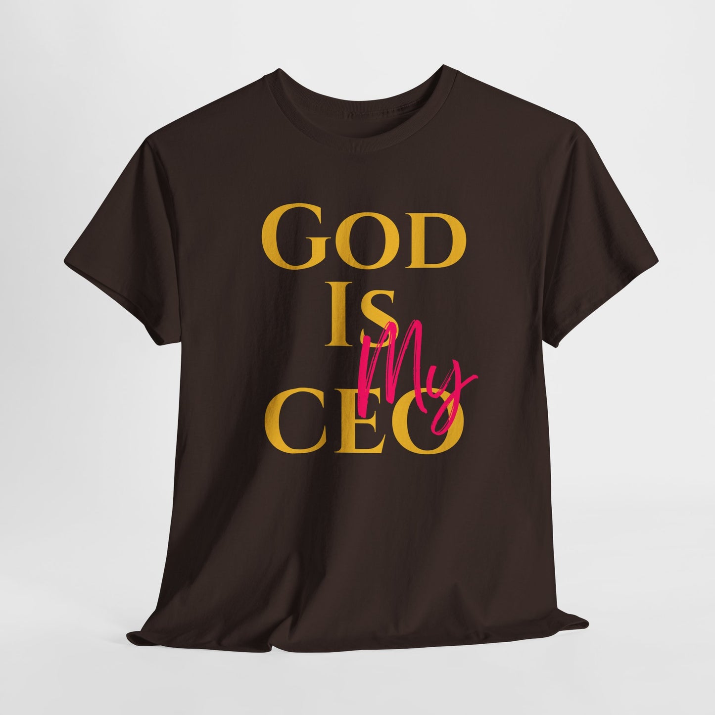 God is My CEO - Unisex Heavy Cotton Tee - New Godis Hair