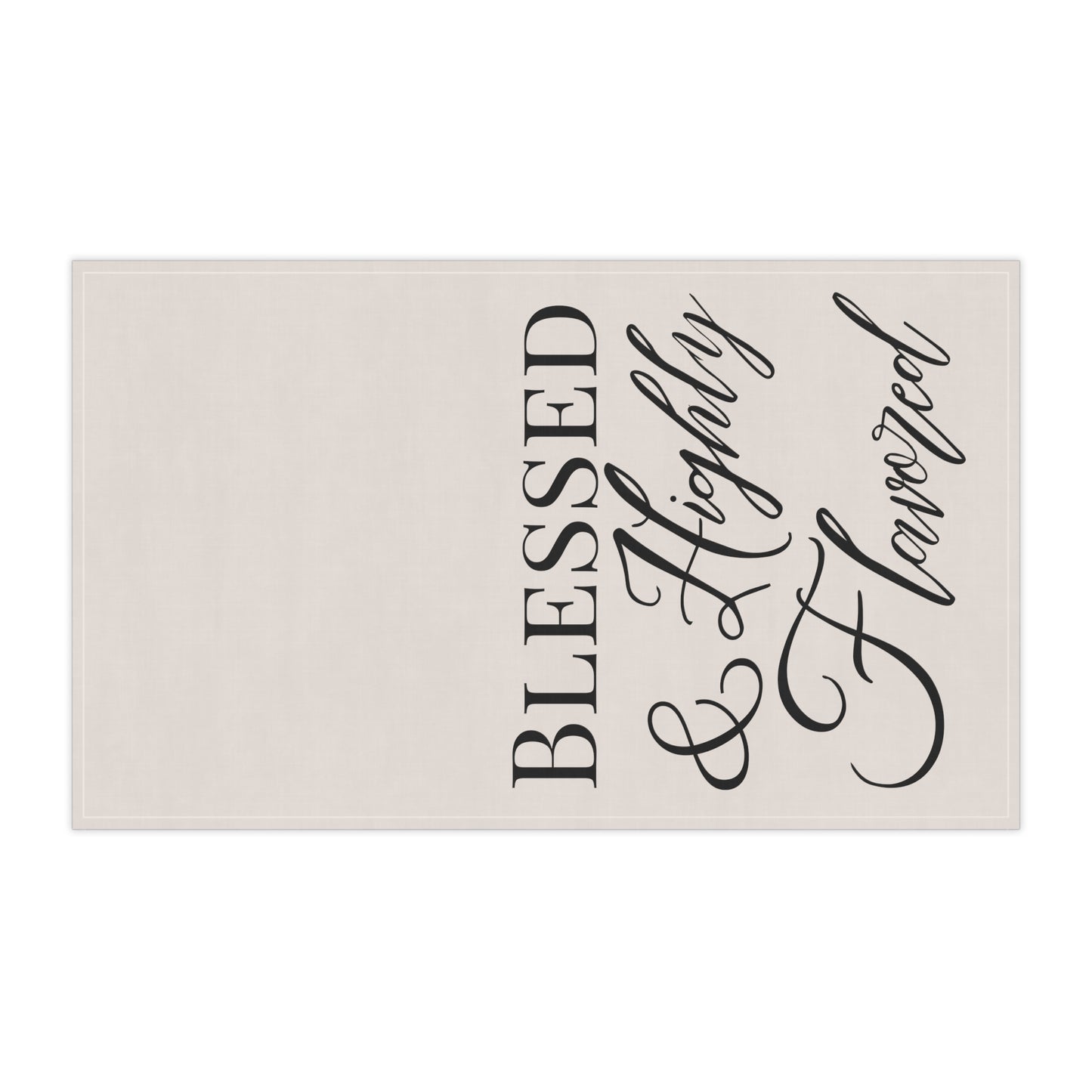 BLESSED & Highly Flavored Kitchen Towel - New Godis Hair