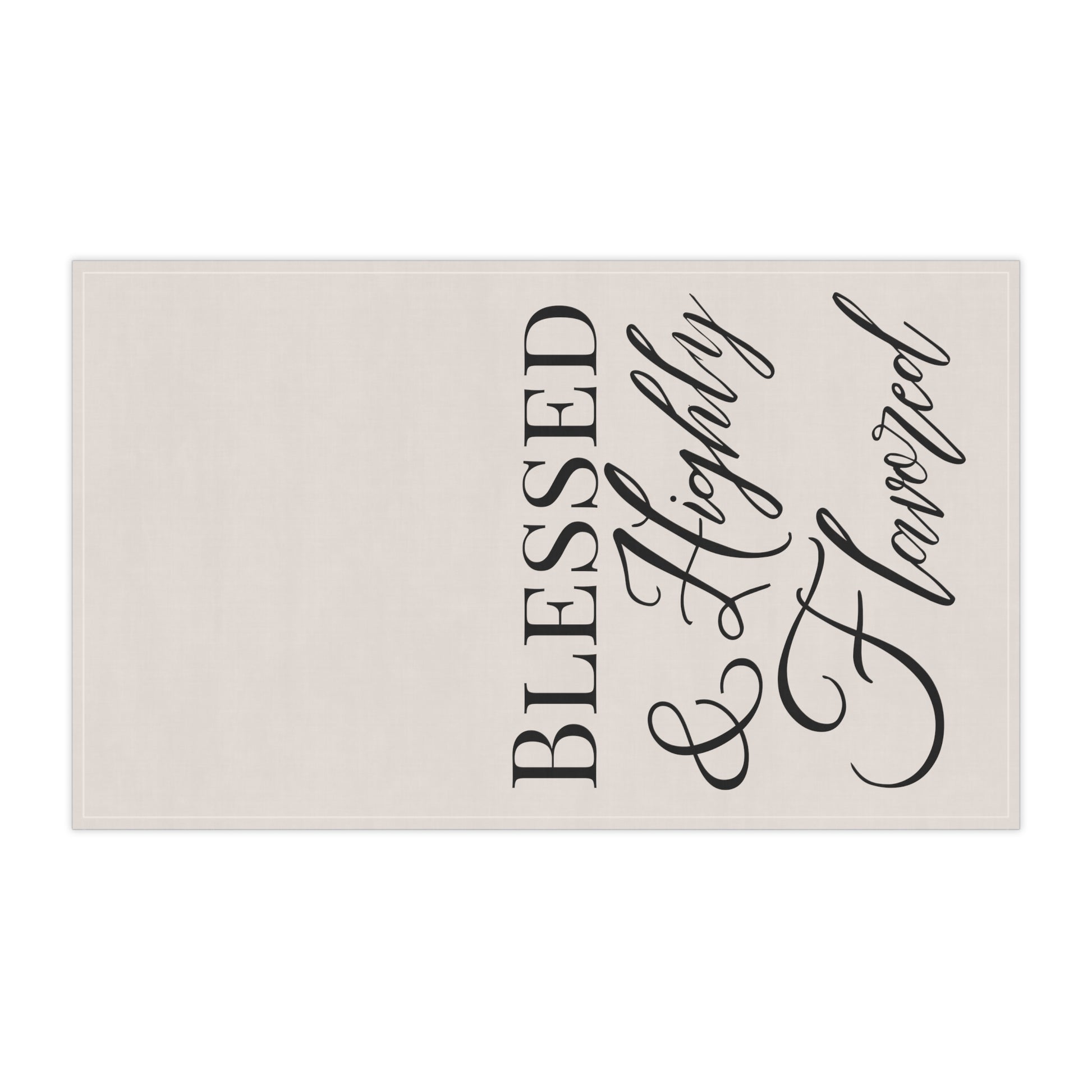 BLESSED & Highly Flavored Kitchen Towel - New Godis Hair