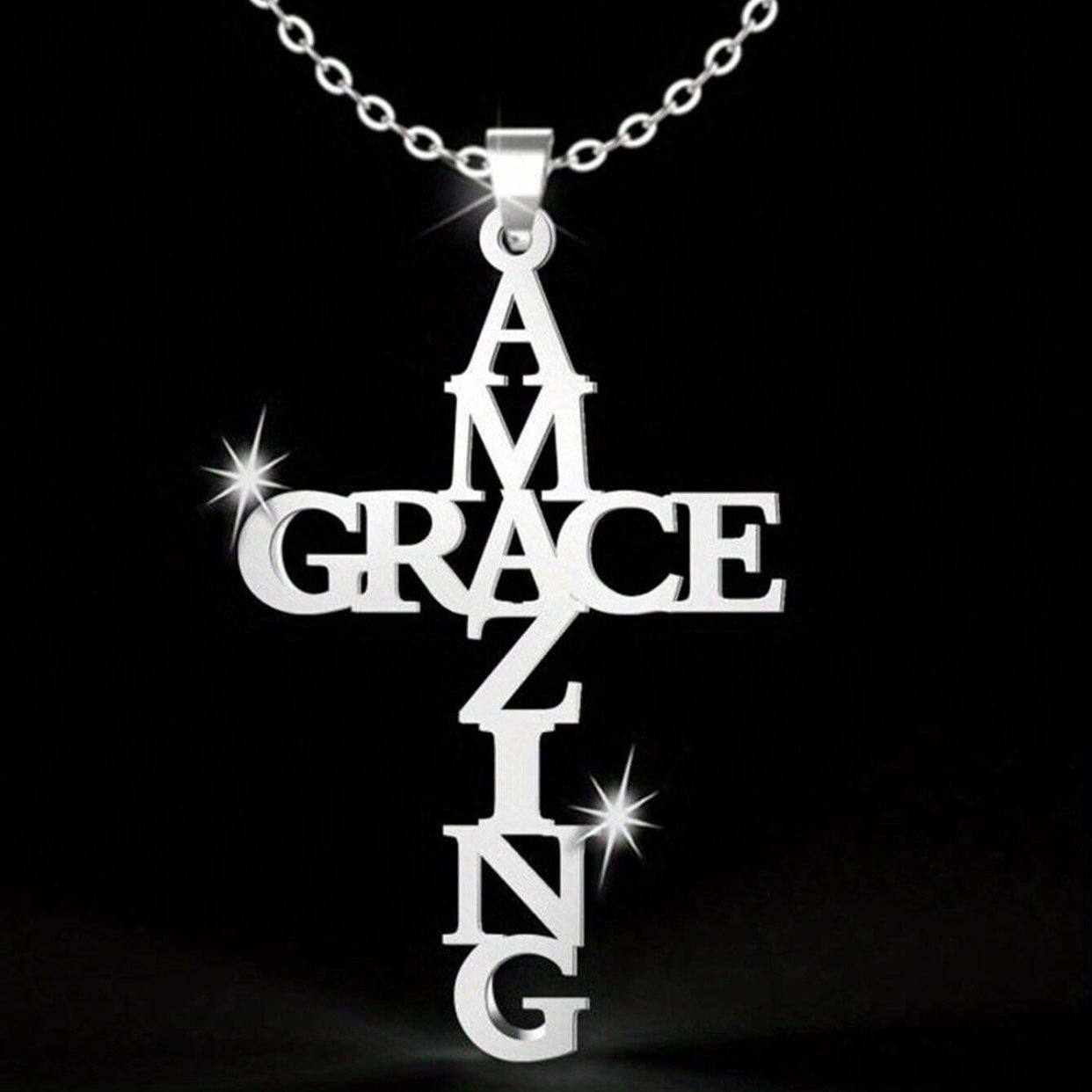 Silvertone 4pc Necklace Set - New Godis Hair