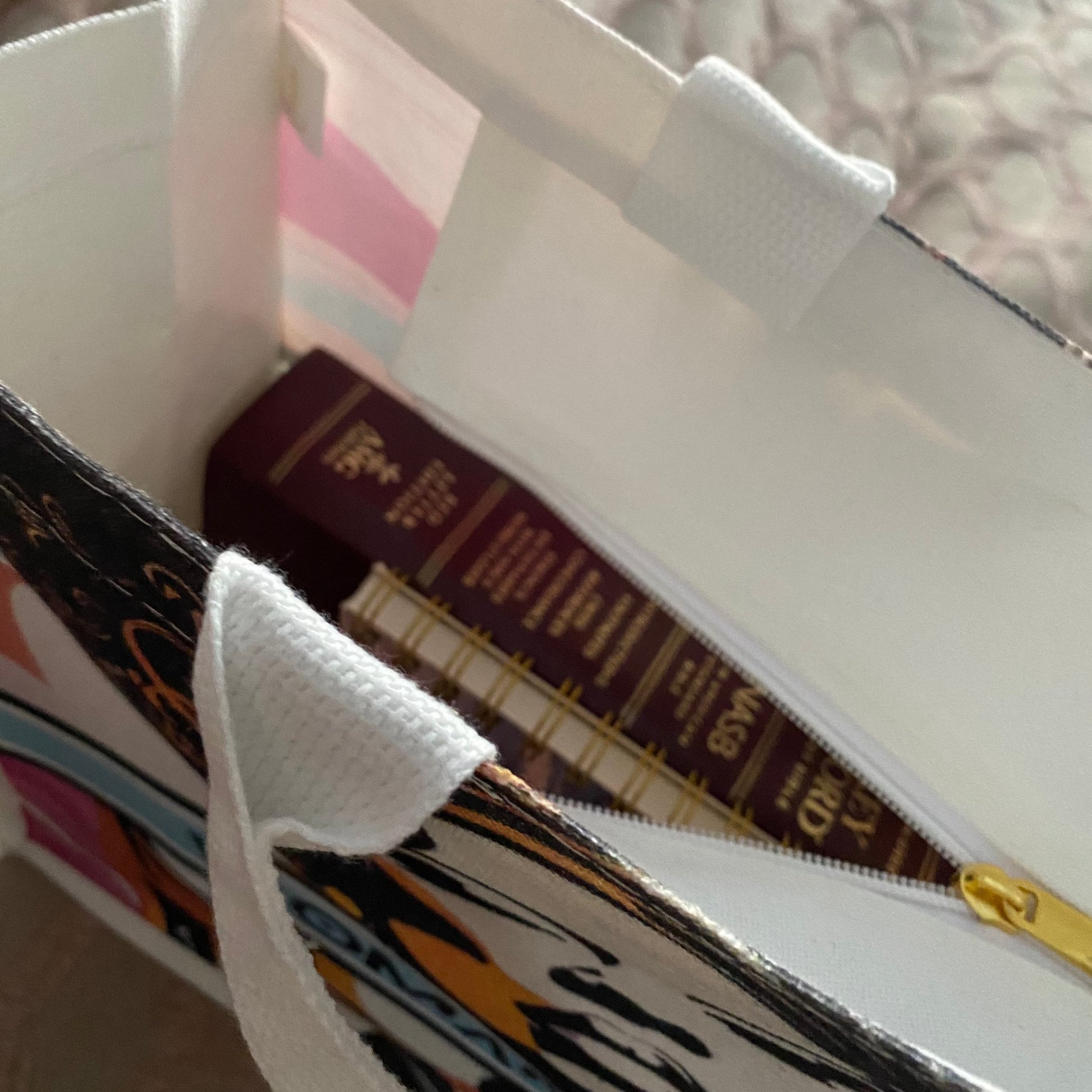 Woman of God Canvas Tote Bag - New Godis Hair