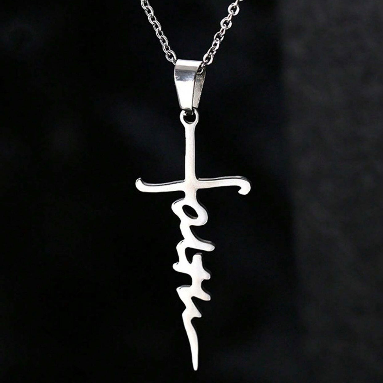 Silvertone 4pc Necklace Set - New Godis Hair