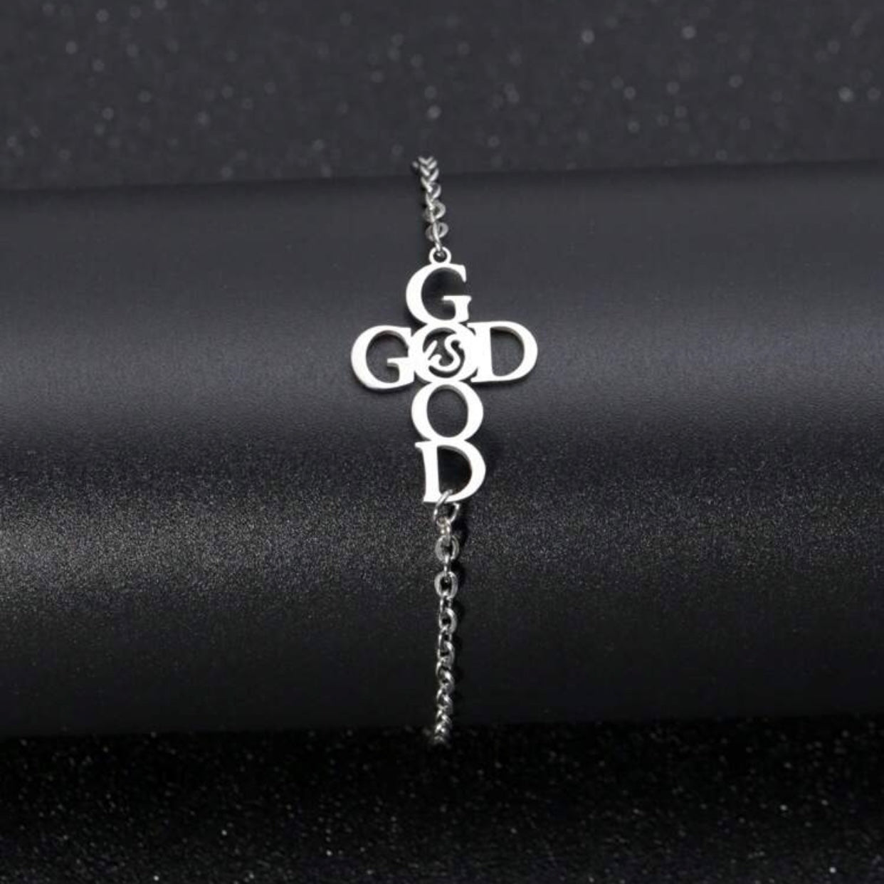 Silvertone 4pc Bracelet Set - New Godis Hair
