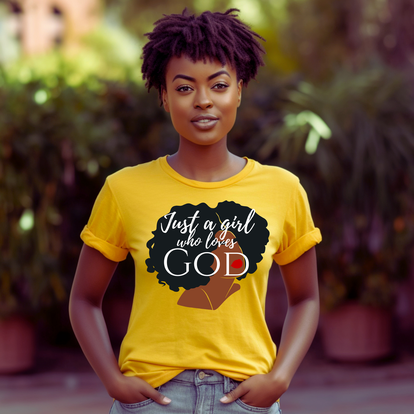 Just a Girl Who Loves God - New Godis Hair