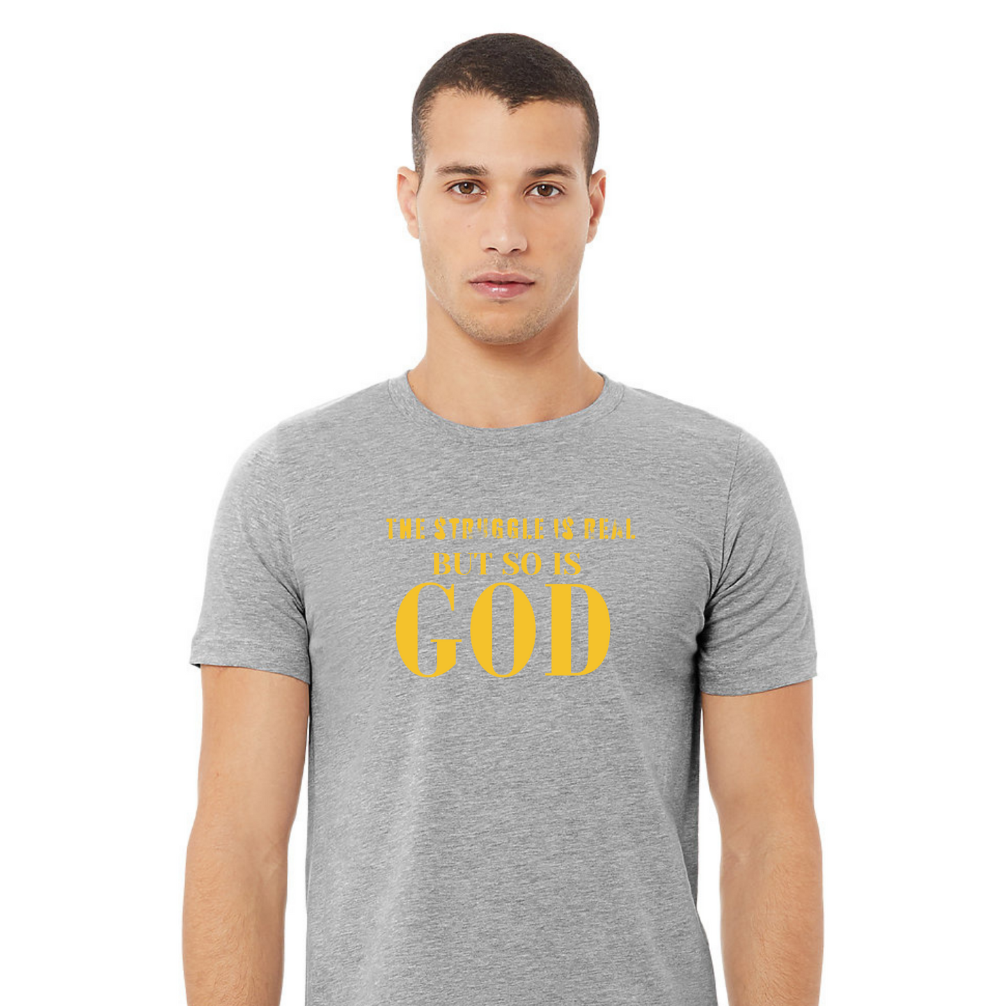The struggle is real BUT SO IS GOD - New Godis Hair