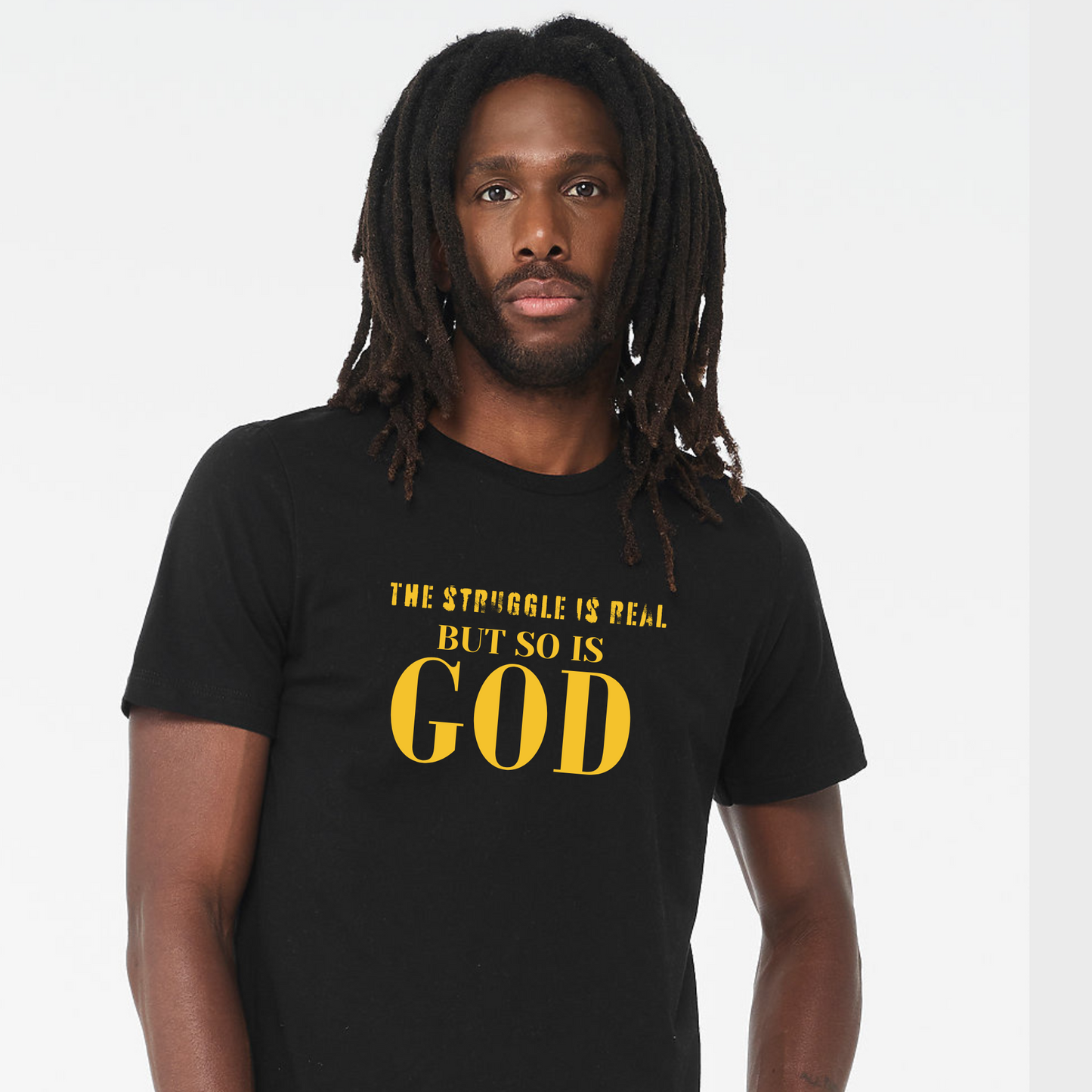 The struggle is real BUT SO IS GOD - New Godis Hair