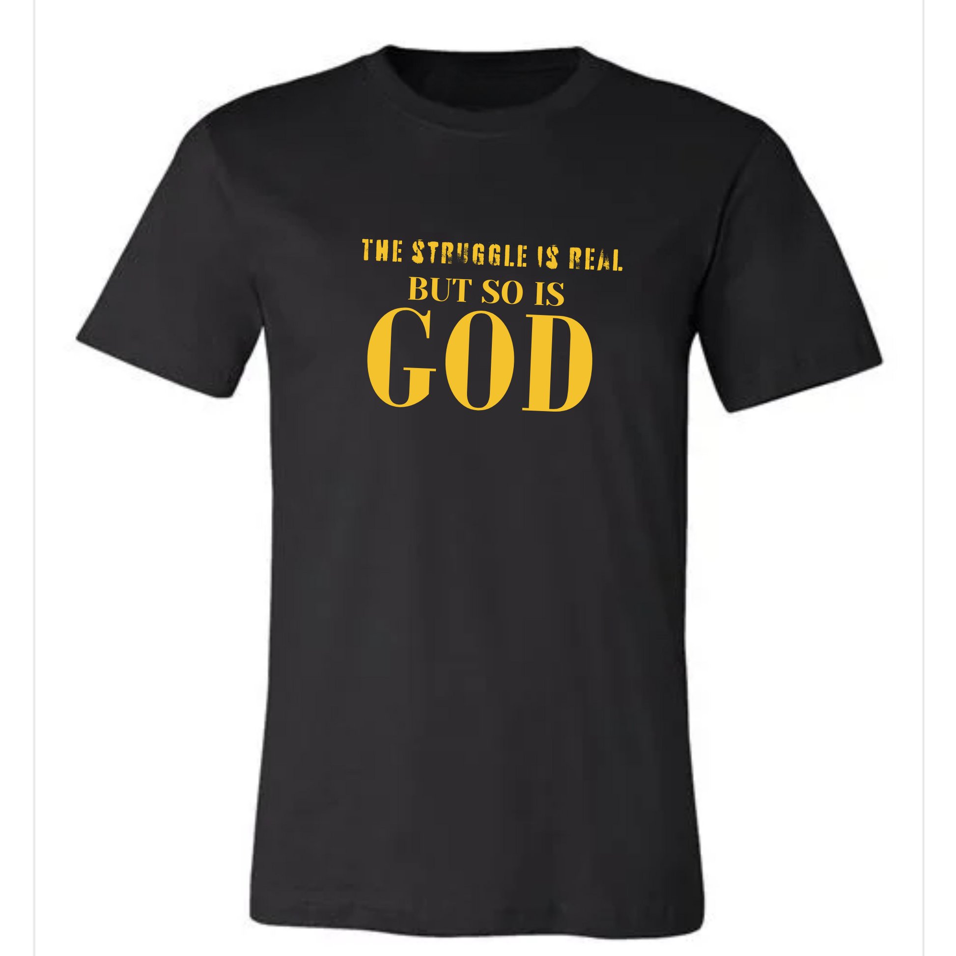 The struggle is real BUT SO IS GOD - New Godis Hair