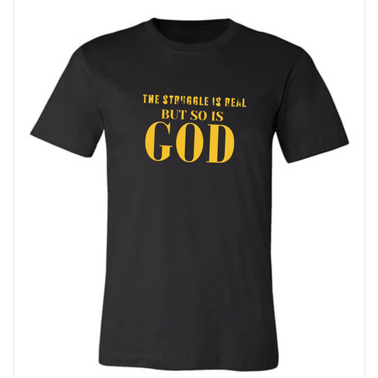 The struggle is real BUT SO IS GOD - New Godis Hair