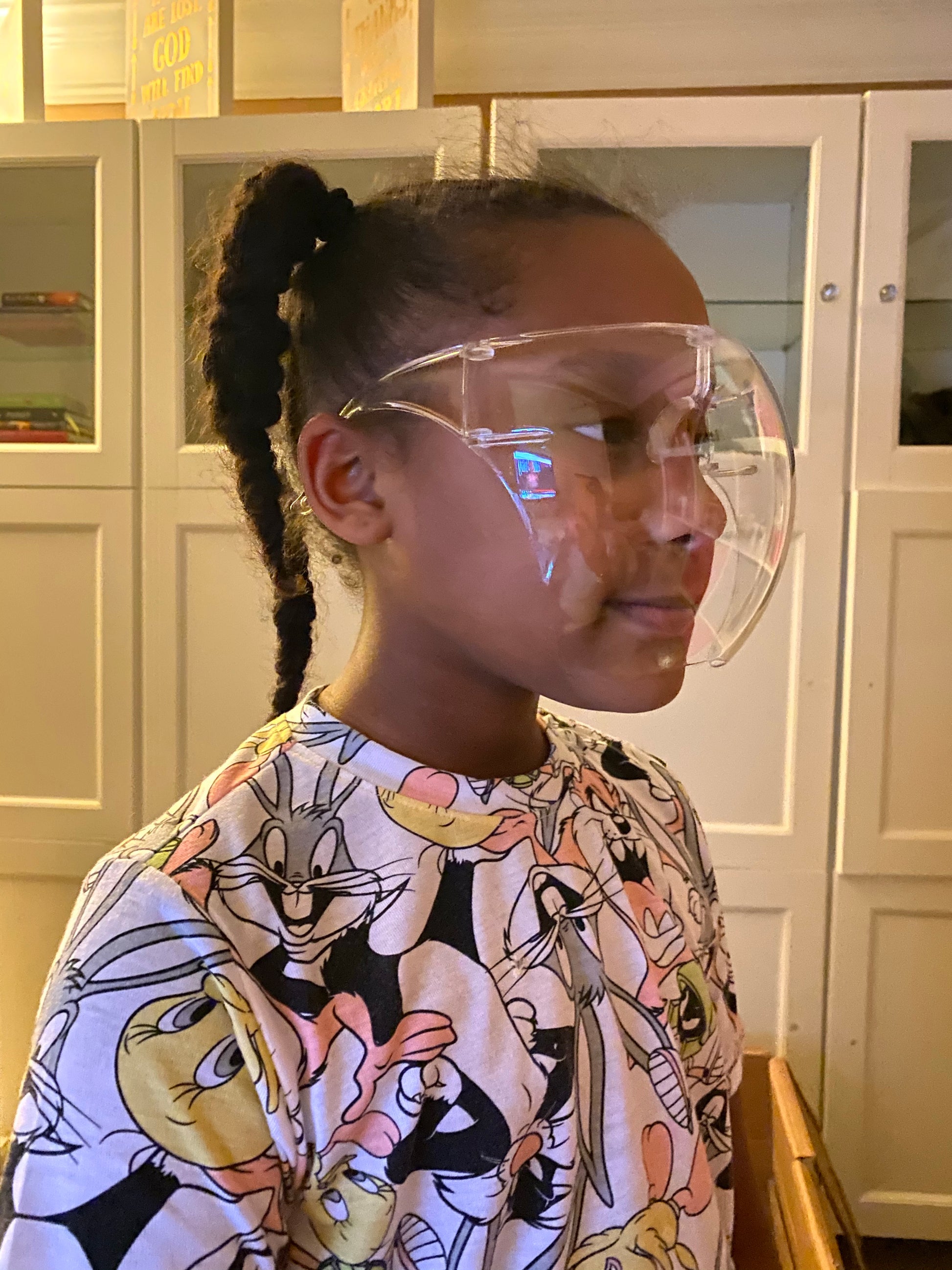 Kids Dome Face Shield Mask - New Godis Hair